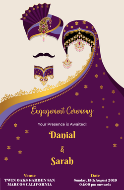 Engagement Cards invitation template 78