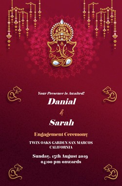 Engagement Cards invitation template 69