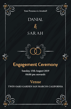 Engagement Cards invitation template 71