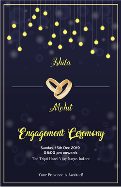Engagement Cards invitation template 72