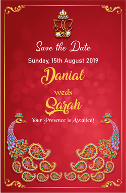 Save the Date Cards invitation template 111