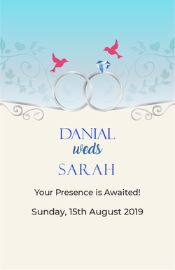Save the Date Cards invitation template 135