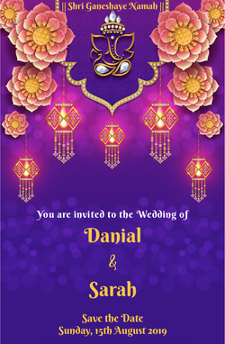 Wedding Cards invitation template 48